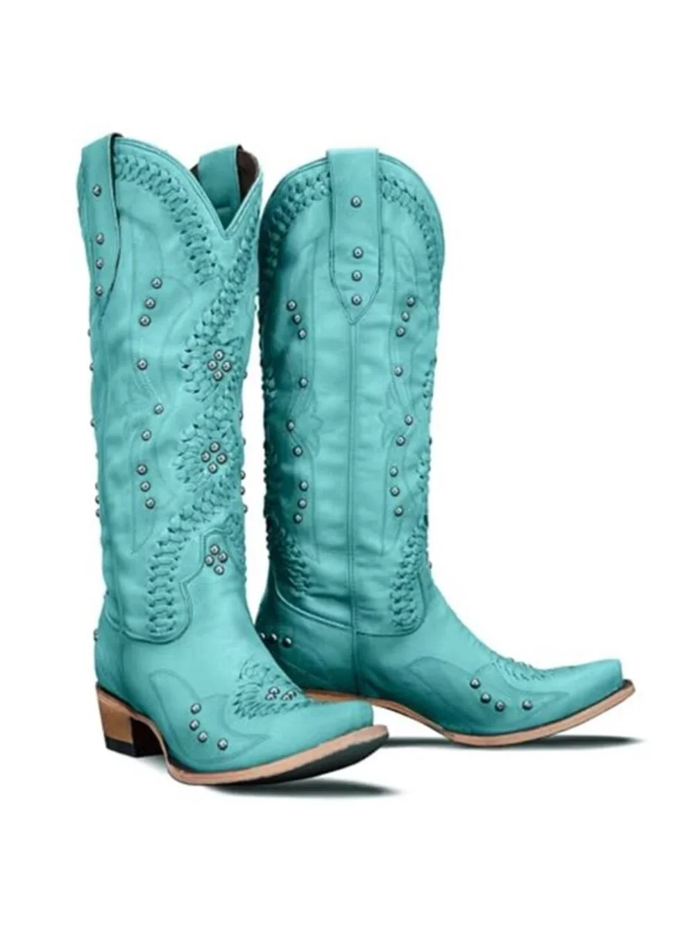 Yolkomo Cowboy Boots for Women Knee High Western Cowgirl Boots